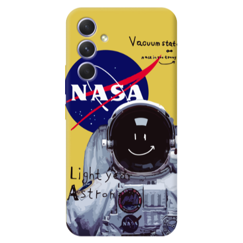 Samsung A56 Vacuum State Yellow Colored Silicone TPU Θήκη