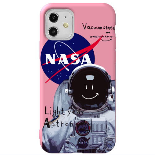 Apple iPhone 11  Vacuum State Pink Colored Silicone TPU Θήκη