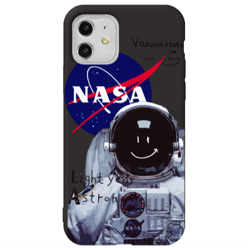 Apple iPhone 11  Vacuum State Black Colored Silicone TPU Θήκη