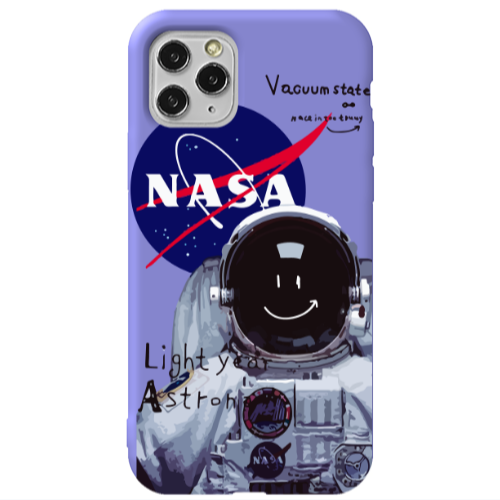 Apple iPhone 11 Pro Vacuum State Purple Colored Silicone TPU Θήκη