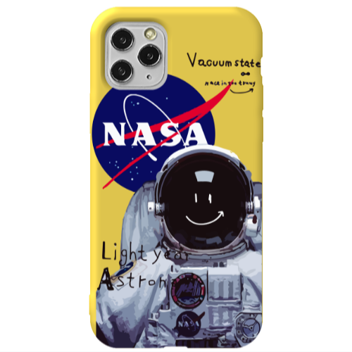 Apple iPhone 11 Pro Vacuum State Yellow Colored Silicone TPU Θήκη