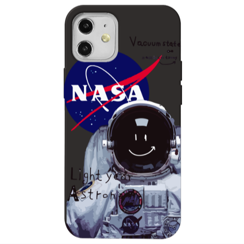 Apple iPhone 12 Vacuum State Black Colored Silicone TPU Θήκη