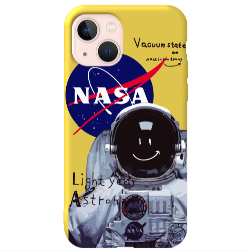 Apple iPhone 13 Vacuum State Yellow Colored Silicone TPU Θήκη