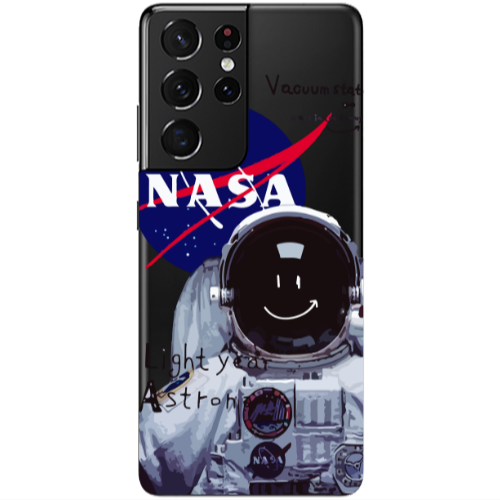Samsung S21 Ultra Vacuum State Transparent Silicone TPU Θήκη