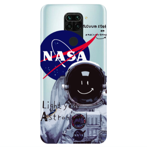 Xiaomi Redmi Note 9 Vacuum State Transparent Silicone TPU Θήκη