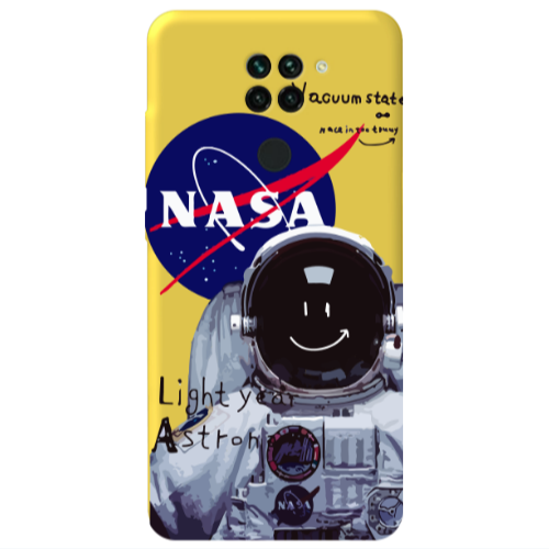 Xiaomi Redmi Note 9 Vacuum State Yellow Colored Silicone TPU Θήκη
