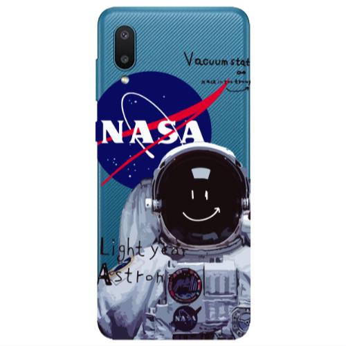 Samsung A02 Vacuum State Transparent Silicone TPU Θήκη