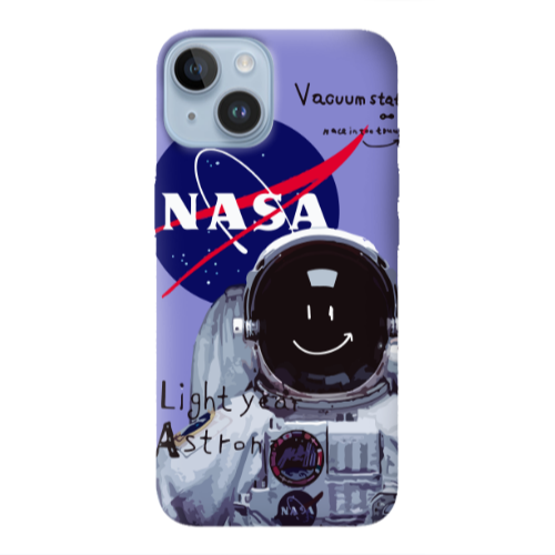 Apple iPhone 14  Vacuum State Purple Colored Silicone TPU Θήκη