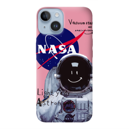 Apple iPhone 14  Vacuum State Pink Colored Silicone TPU Θήκη