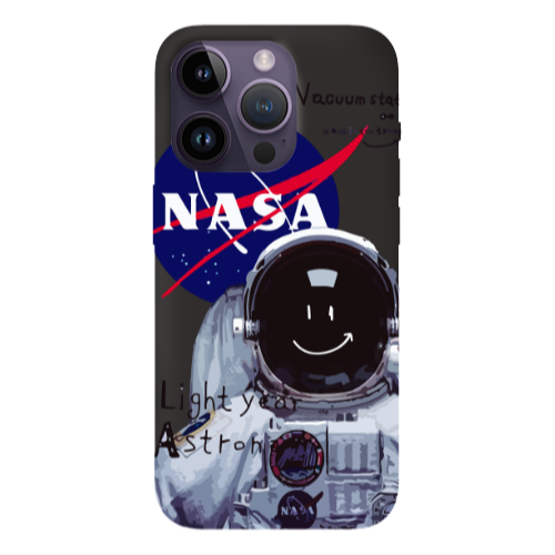 Apple iPhone 14 Pro  Vacuum State Black Colored Silicone TPU Θήκη