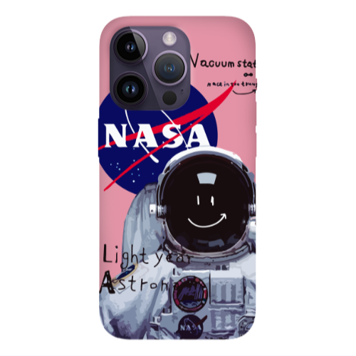 Apple iPhone 14 Pro Max Vacuum State Pink Colored Silicone TPU Θήκη