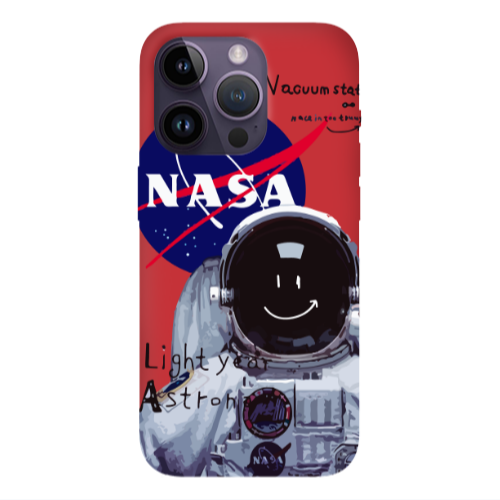 Apple iPhone 14 Pro Max Vacuum State Red Colored Silicone TPU Θήκη