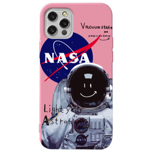 Apple iPhone 13 Pro Vacuum State Pink Colored Silicone TPU Θήκη