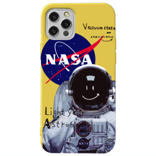Apple iPhone 12 Pro Vacuum State Yellow Colored Silicone TPU Θήκη