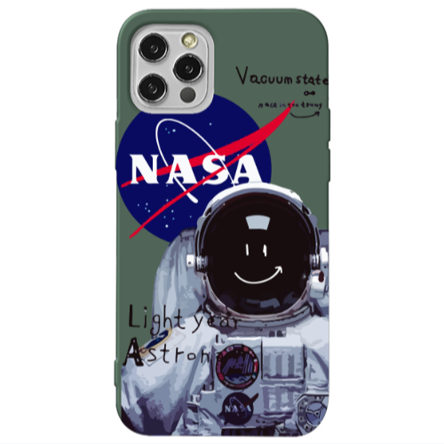 Apple iPhone 12 Pro Vacuum State Dark Green Colored Silicone TPU Θήκη