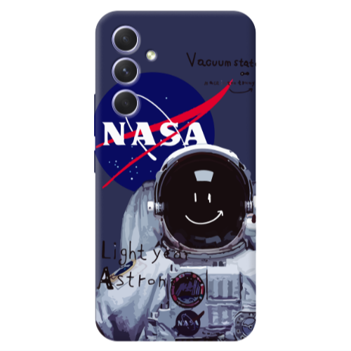 Samsung A54 Vacuum State Dark blue Colored Silicone TPU Θήκη