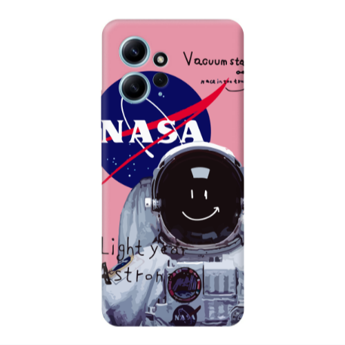 Xiaomi Redmi Note 12 4G Vacuum State Pink Colored Silicone TPU Θήκη
