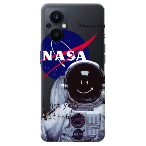Oppo Reno 7 Lite Vacuum State Transparent Silicone TPU Θήκη