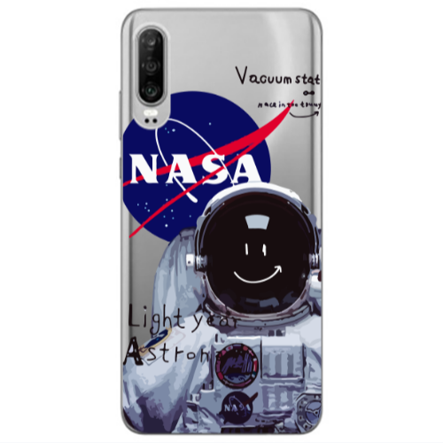 Huawei P30 Vacuum State Transparent Silicone TPU Θήκη