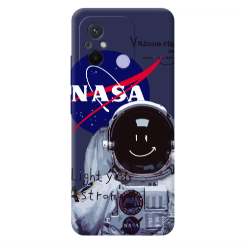 Xiaomi Redmi 12C Vacuum State Dark blue Colored Silicone TPU Θήκη