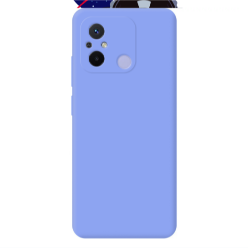 Xiaomi Redmi 12C Vacuum State Light Purple Colored Silicone TPU Θήκη