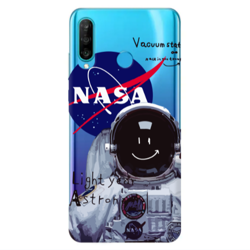 Huawei P30 Lite Vacuum State Transparent Silicone TPU Θήκη
