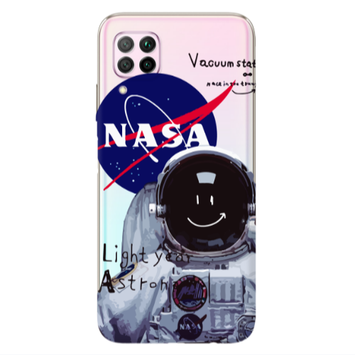 Huawei P40 Lite Vacuum State Transparent Silicone TPU Θήκη