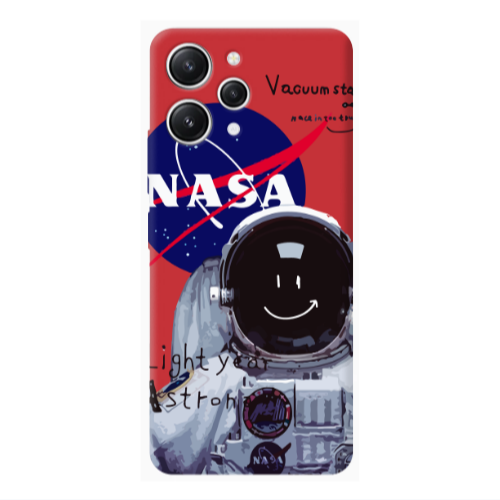 Xiaomi Redmi 12 Vacuum State Red Colored Silicone TPU Θήκη