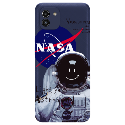 Samsung A03 Vacuum State Transparent Silicone TPU Θήκη