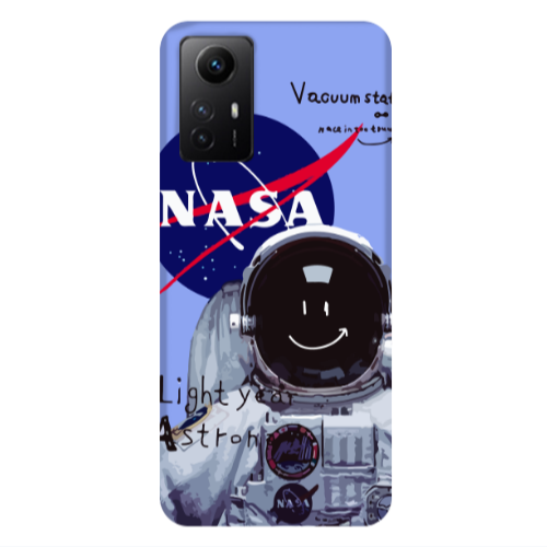 Xiaomi Redmi Note 12s Vacuum State Light Purple Colored Silicone TPU Θήκη
