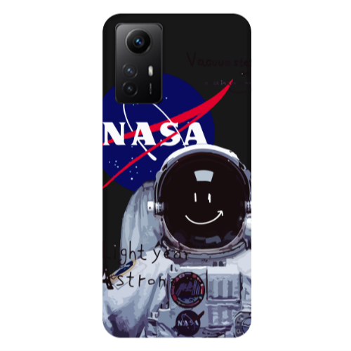 Xiaomi Redmi Note 12s Vacuum State Black Colored Silicone TPU Θήκη