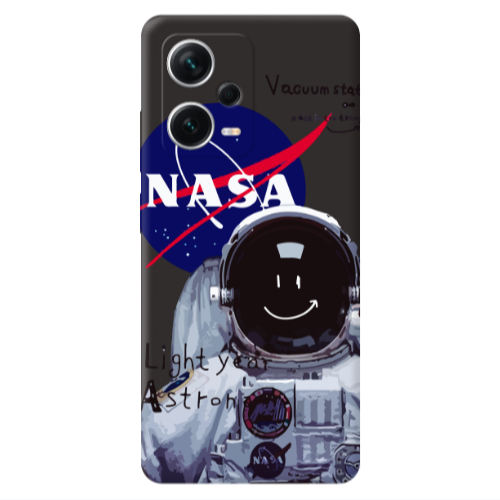 Xiaomi Poco X5 Vacuum State Black Colored Silicone TPU Θήκη