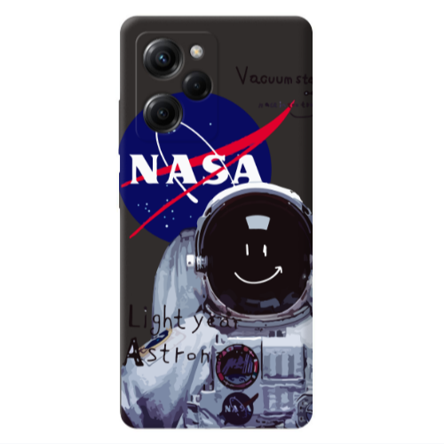 Xiaomi Poco X5 Pro Vacuum State Black Colored Silicone TPU Θήκη