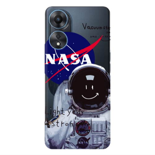 Oppo A 98 Vacuum State Transparent Silicone TPU Θήκη