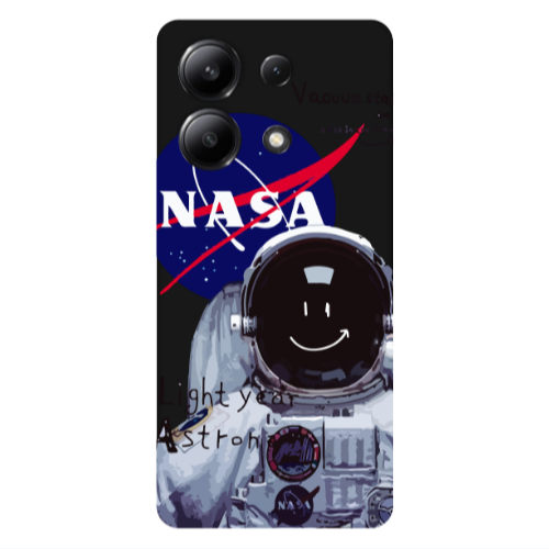 Xiaomi Redmi Note 13 4G Vacuum State Black Colored Silicone TPU Θήκη