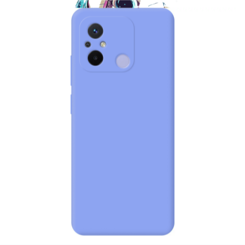 Xiaomi Redmi 12C Astronaut swinging on the moon Light Purple Colored Silicone TPU Θήκη