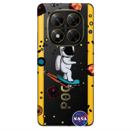 Xiaomi Poco X7 Astronaut with skateboard Transparent Silicone TPU Θήκη
