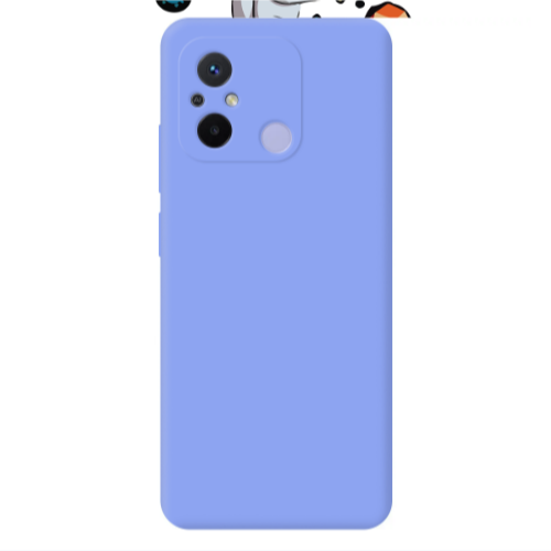 Xiaomi Redmi 12C Astronaut with skateboard Light Purple Colored Silicone TPU Θήκη
