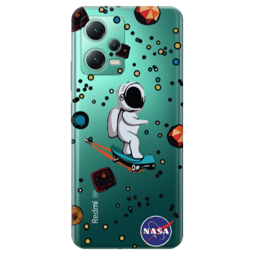 Xiaomi Redmi Note 12 Pro Plus 5G Astronaut with skateboard Transparent Silicone TPU Θήκη