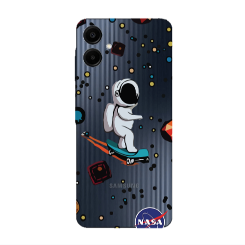 Samsung A06 Astronaut with skateboard Transparent Silicone TPU Θήκη