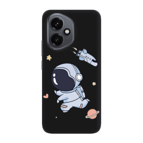 Honor Magic 400 Aduket Black Colored Silicone TPU Θήκη
