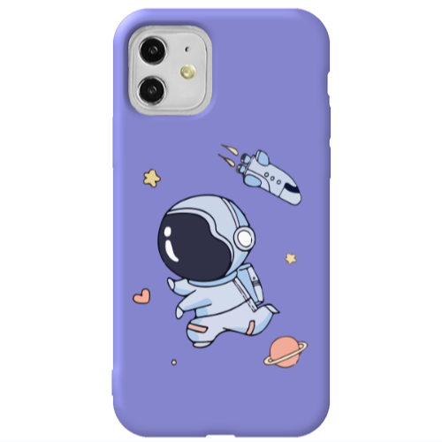 Apple iPhone 11  Aduket Purple Colored Silicone TPU Θήκη