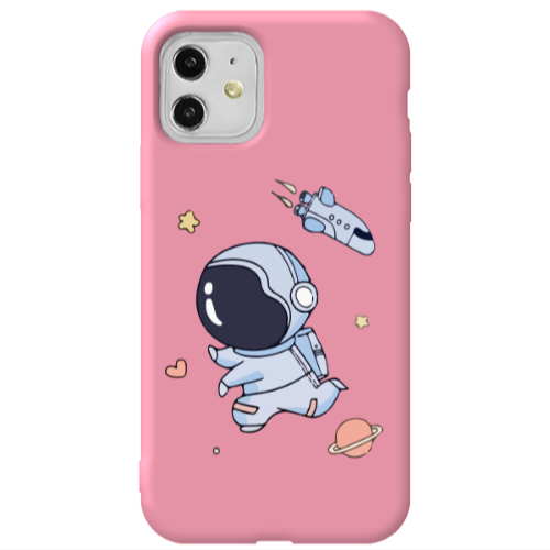 Apple iPhone 11  Aduket Pink Colored Silicone TPU Θήκη