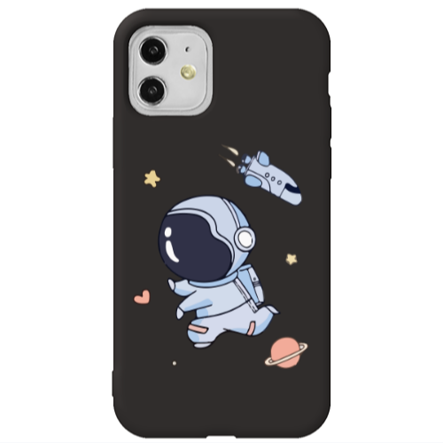 Apple iPhone 11  Aduket Black Colored Silicone TPU Θήκη