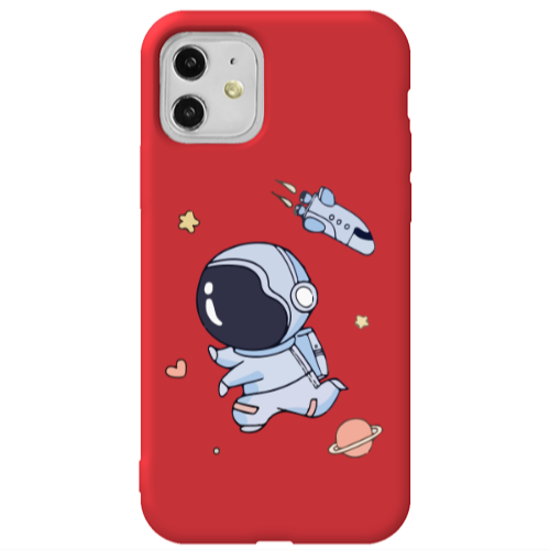 Apple iPhone 11  Aduket Red Colored Silicone TPU Θήκη