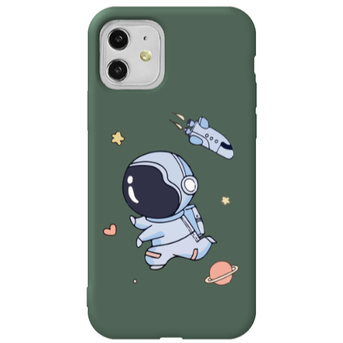 Apple iPhone 11  Aduket Dark Green Colored Silicone TPU Θήκη