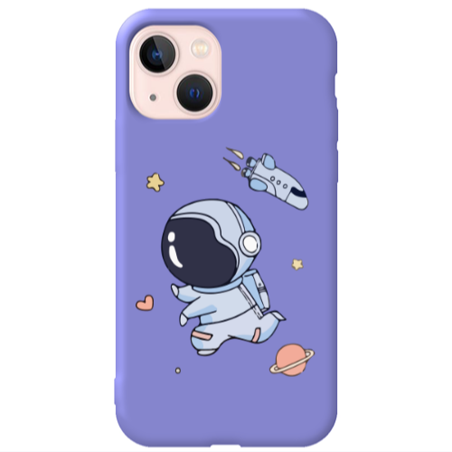 Apple iPhone 13 Aduket Purple Colored Silicone TPU Θήκη