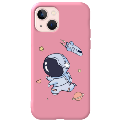 Apple iPhone 13 Aduket Pink Colored Silicone TPU Θήκη