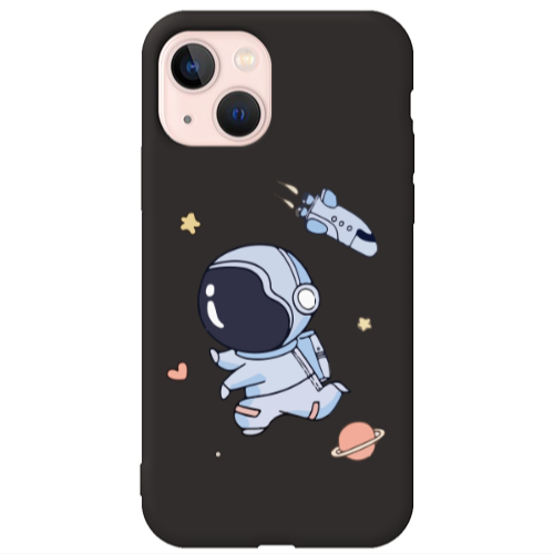 Apple iPhone 13 Aduket Black Colored Silicone TPU Θήκη