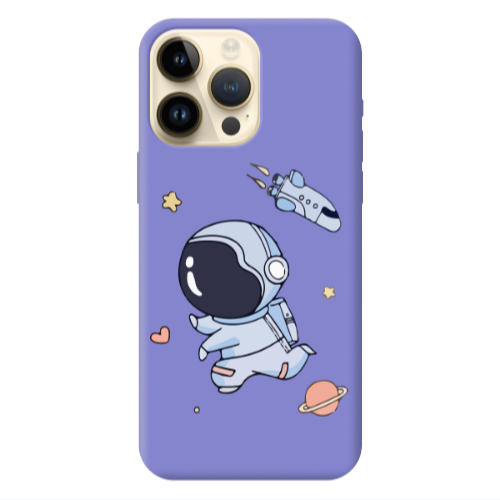 Apple iPhone 13 Pro Max Aduket Purple Colored Silicone TPU Θήκη